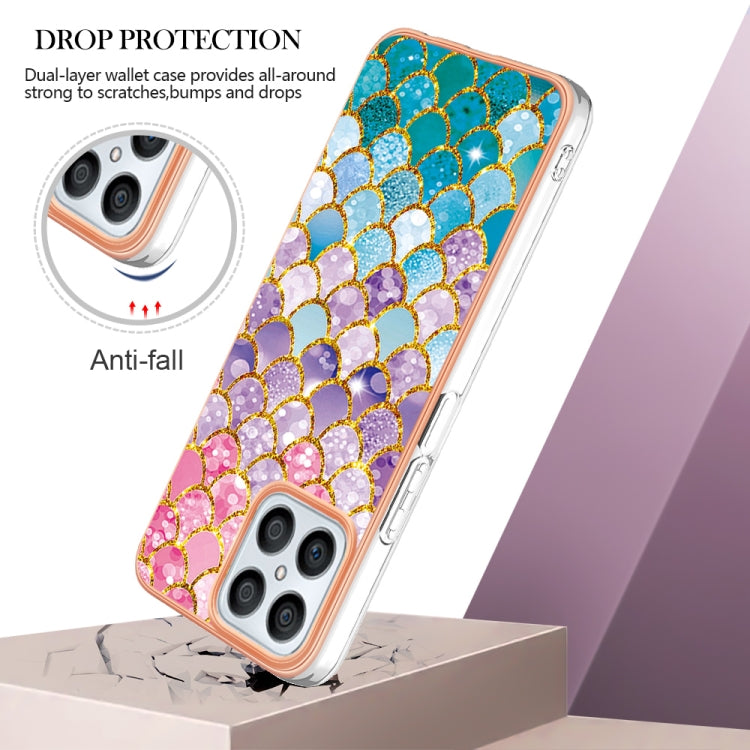For Honor X8 4G Electroplating IMD TPU Phone Case