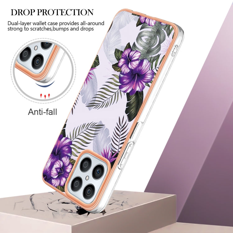 For Honor X8 4G Electroplating IMD TPU Phone Case