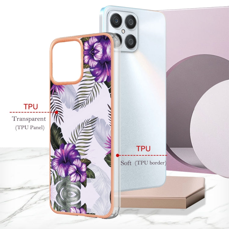 For Honor X8 4G Electroplating IMD TPU Phone Case