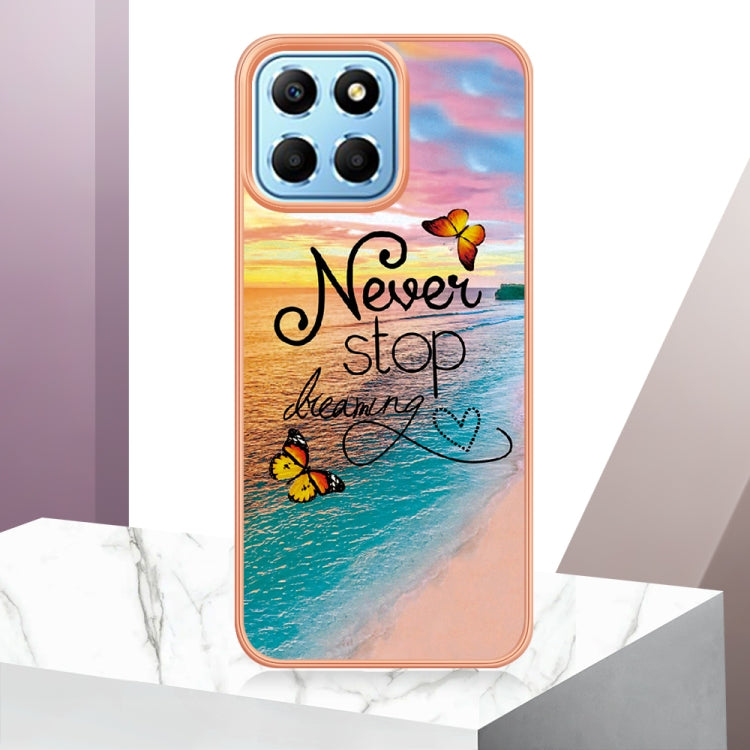 For Honor X8 5G Electroplating IMD TPU Phone Case