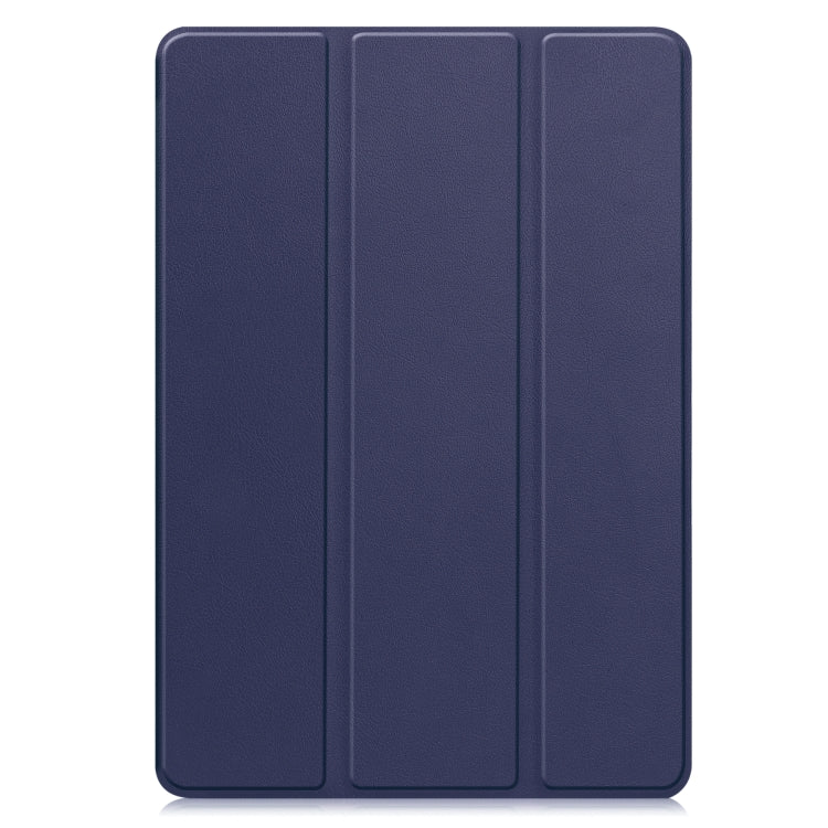 For Xiaomi Pad 7 / 7 Pro Custer Texture 3-Fold Holder Leather Smart Tablet Case