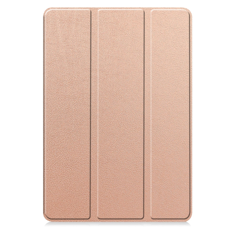 For Xiaomi Pad 7 / 7 Pro Custer Texture 3-Fold Holder Leather Smart Tablet Case
