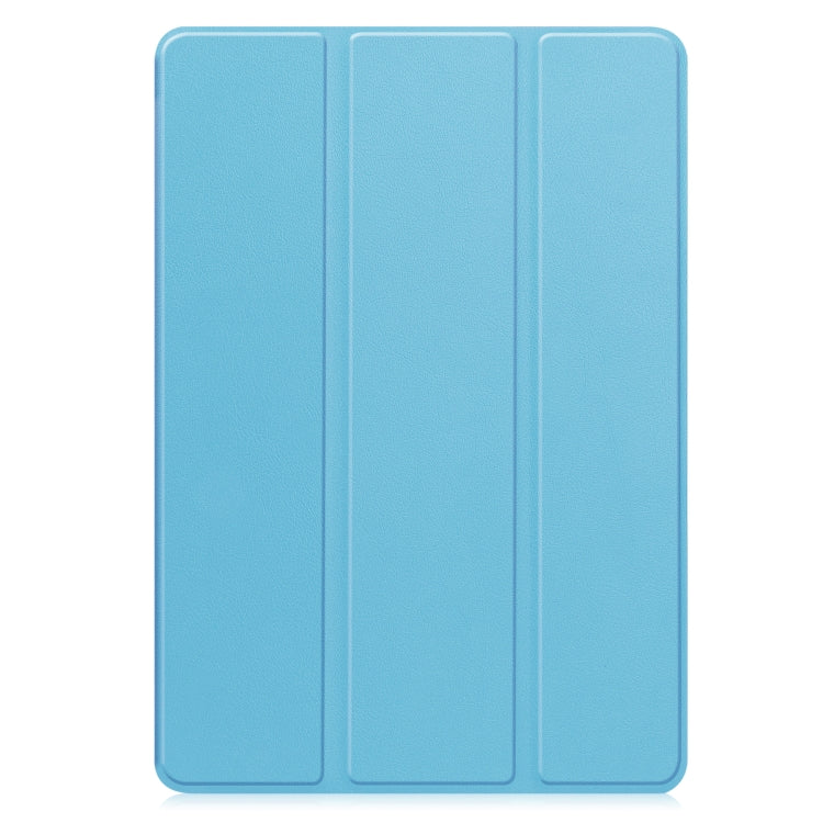 For Xiaomi Pad 7 / 7 Pro Custer Texture 3-Fold Holder Leather Smart Tablet Case