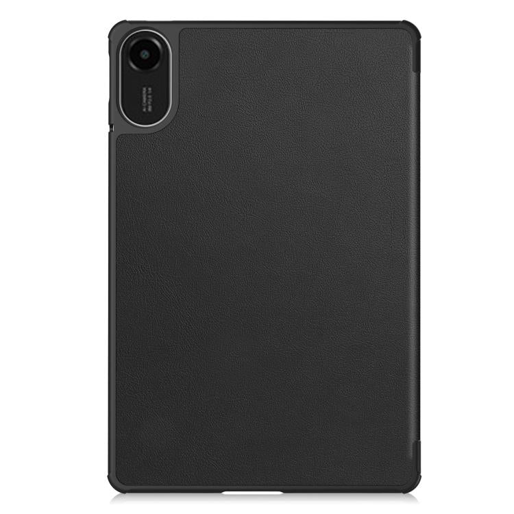 For Xiaomi Redmi Pad 2 Custer Texture 3-Fold Holder Leather Smart Tablet Case