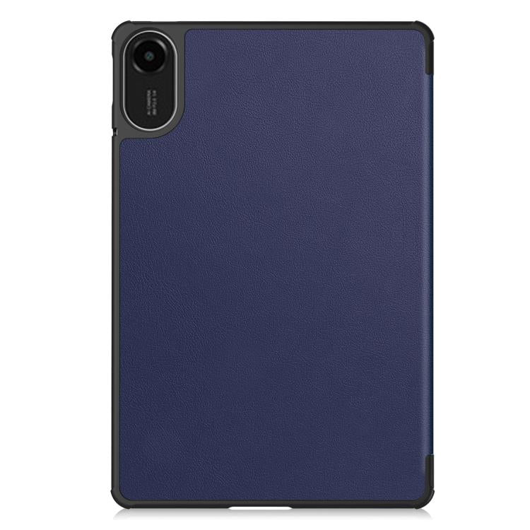 For Xiaomi Redmi Pad 2 Custer Texture 3-Fold Holder Leather Smart Tablet Case