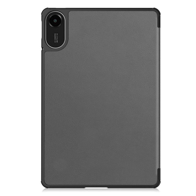 For Xiaomi Redmi Pad 2 Custer Texture 3-Fold Holder Leather Smart Tablet Case