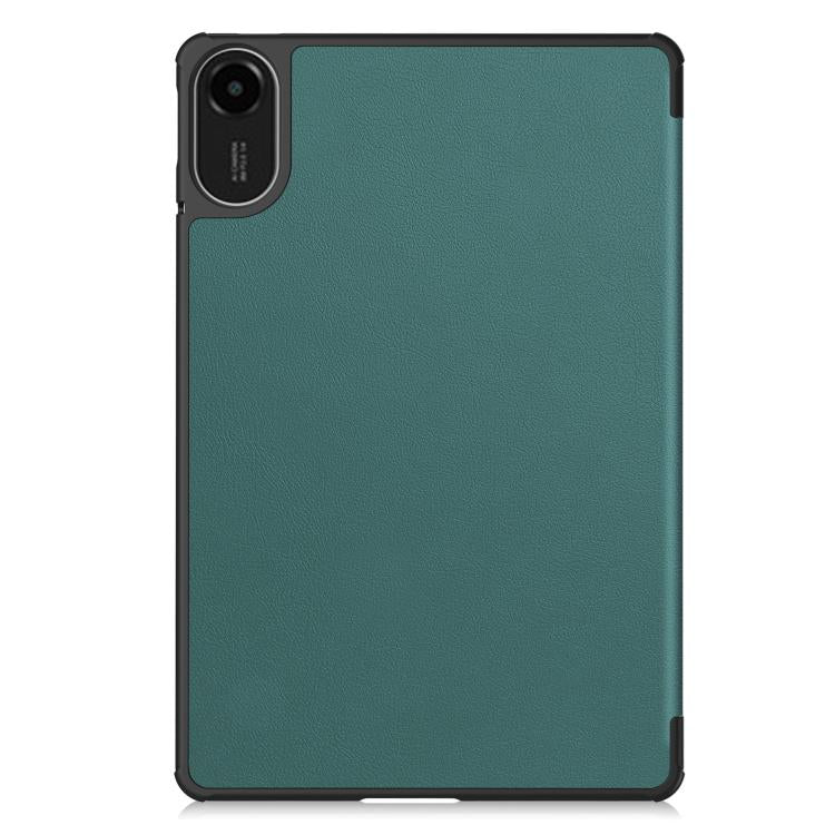For Xiaomi Redmi Pad 2 Custer Texture 3-Fold Holder Leather Smart Tablet Case