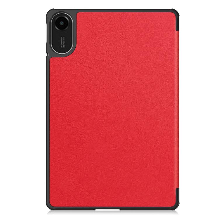 For Xiaomi Redmi Pad 2 Custer Texture 3-Fold Holder Leather Smart Tablet Case