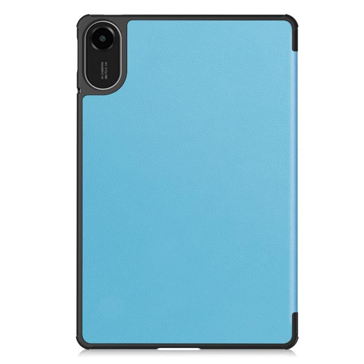 For Xiaomi Redmi Pad 2 Custer Texture 3-Fold Holder Leather Smart Tablet Case