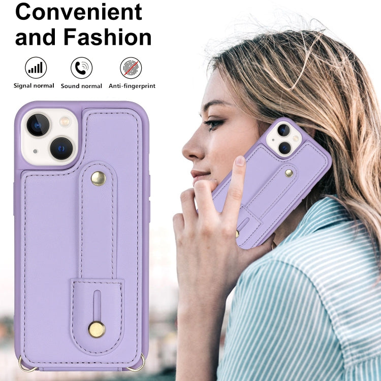 For iPhone 11 Pro Wristband Vertical Flip Wallet Back Cover Phone Case