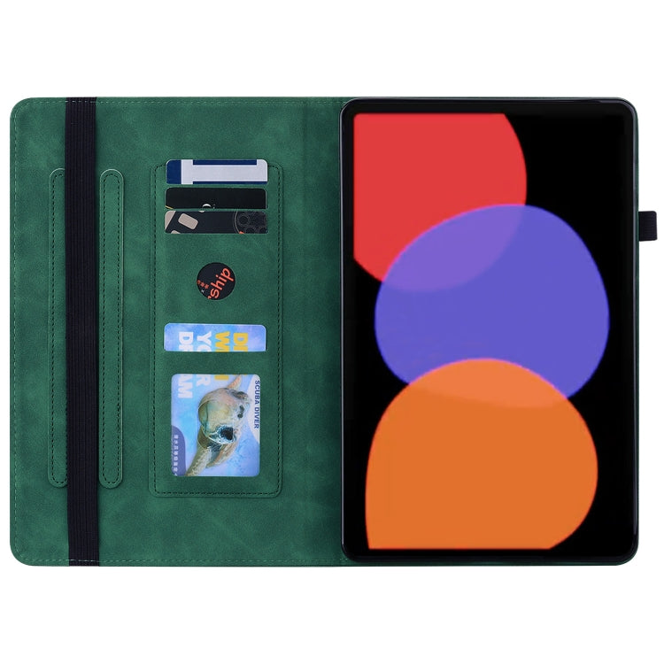 For Xiaomi Pad  6 / Pad 6 Pro Skin Feel Solid Color Zipper Leather Tablet Case