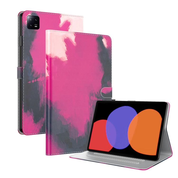 For Xiaomi Pad 6 / Pad 6 Pro Watercolor Pattern Flip Leather Tablet Case