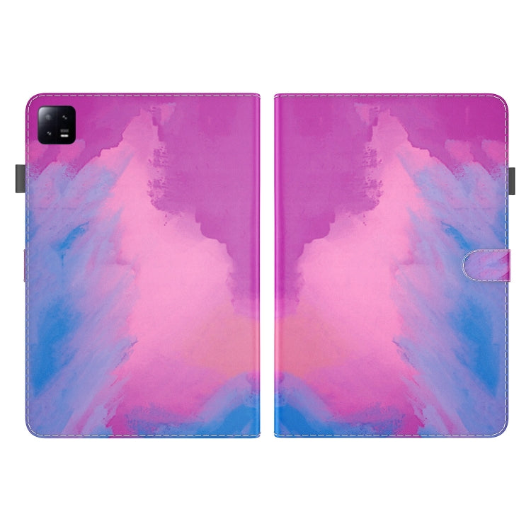 For Xiaomi Pad 6 / Pad 6 Pro Watercolor Pattern Flip Leather Tablet Case