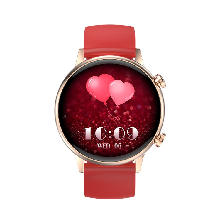 HK39 1.1 inch Smart Silicone Strap Watch Supports Bluetooth Call/Blood Oxygen Monitoring