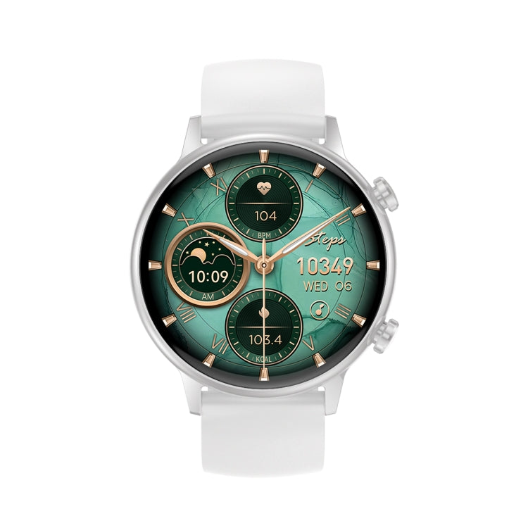 HK39 1.1 inch Smart Silicone Strap Watch Supports Bluetooth Call/Blood Oxygen Monitoring