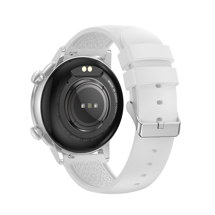 HK39 1.1 inch Smart Silicone Strap Watch Supports Bluetooth Call/Blood Oxygen Monitoring