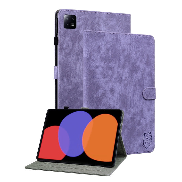For Xiaomi Pad 6 / Pad 6 Pro Tiger Pattern Flip Leather Tablet Case