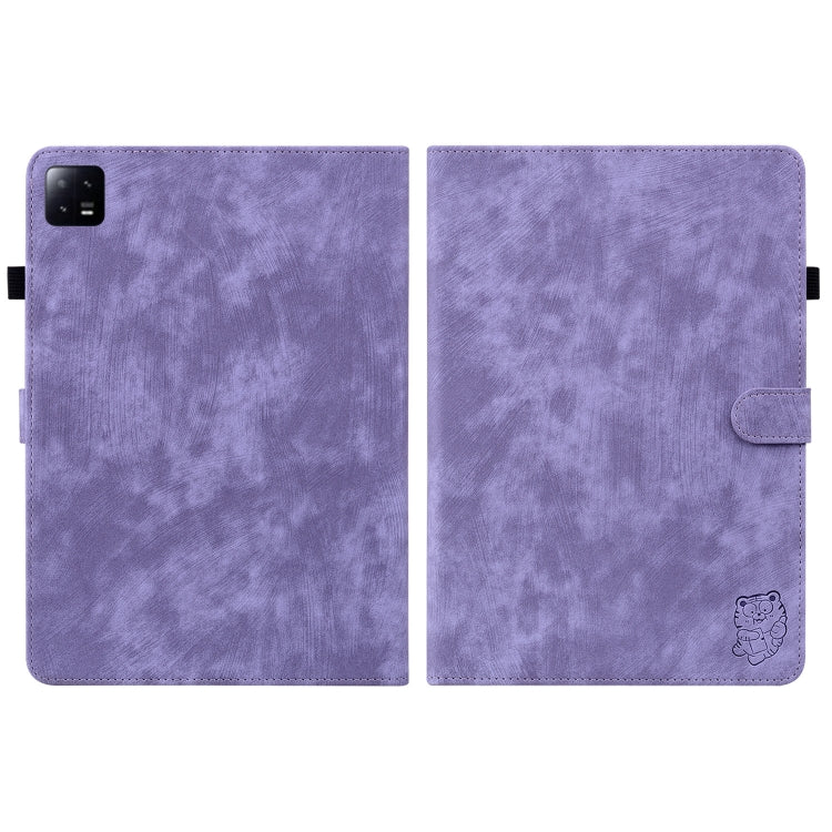 For Xiaomi Pad 6 / Pad 6 Pro Tiger Pattern Flip Leather Tablet Case