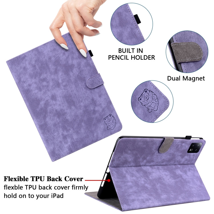 For Xiaomi Pad 6 / Pad 6 Pro Tiger Pattern Flip Leather Tablet Case