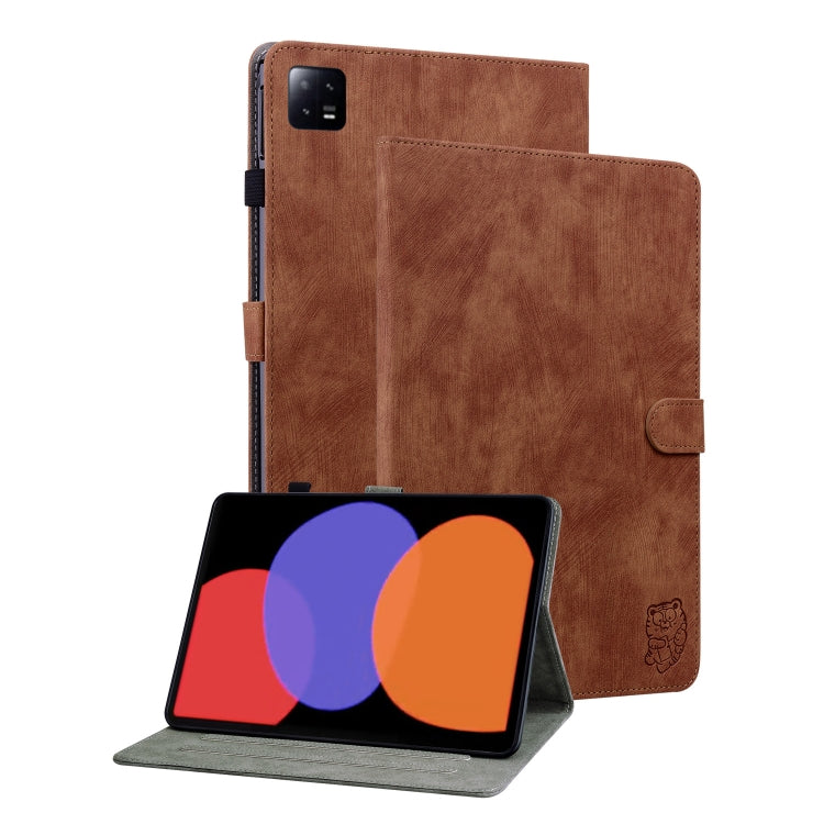 For Xiaomi Pad 6 / Pad 6 Pro Tiger Pattern Flip Leather Tablet Case