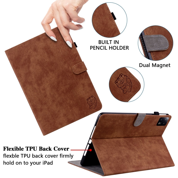 For Xiaomi Pad 6 / Pad 6 Pro Tiger Pattern Flip Leather Tablet Case
