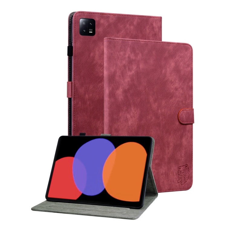 For Xiaomi Pad 6 / Pad 6 Pro Tiger Pattern Flip Leather Tablet Case