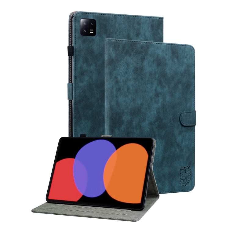 For Xiaomi Pad 6 / Pad 6 Pro Tiger Pattern Flip Leather Tablet Case