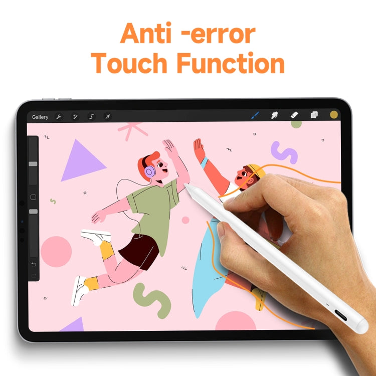 ME-APP242 Capacitive Stylus Pen with Palm Rejection for iPad 2018 Releases or Later(White)