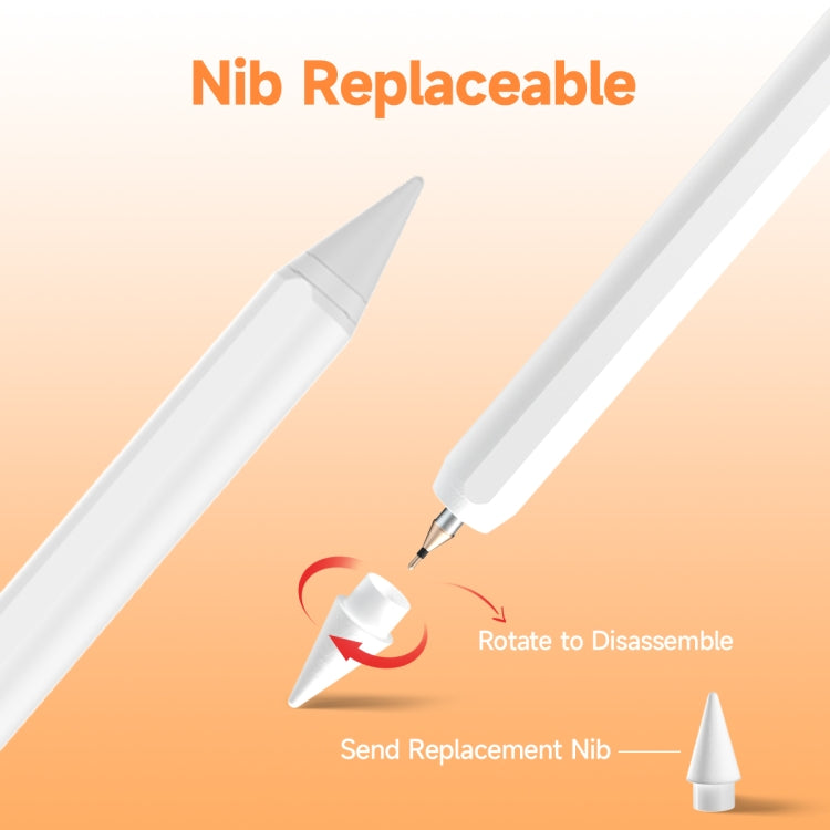 ME-APP242 Capacitive Stylus Pen with Palm Rejection for iPad 2018 Releases or Later(White)
