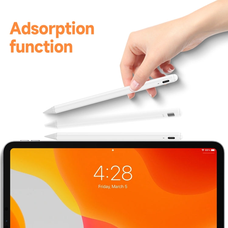 ME-APP242 Capacitive Stylus Pen with Palm Rejection for iPad 2018 Releases or Later(White)