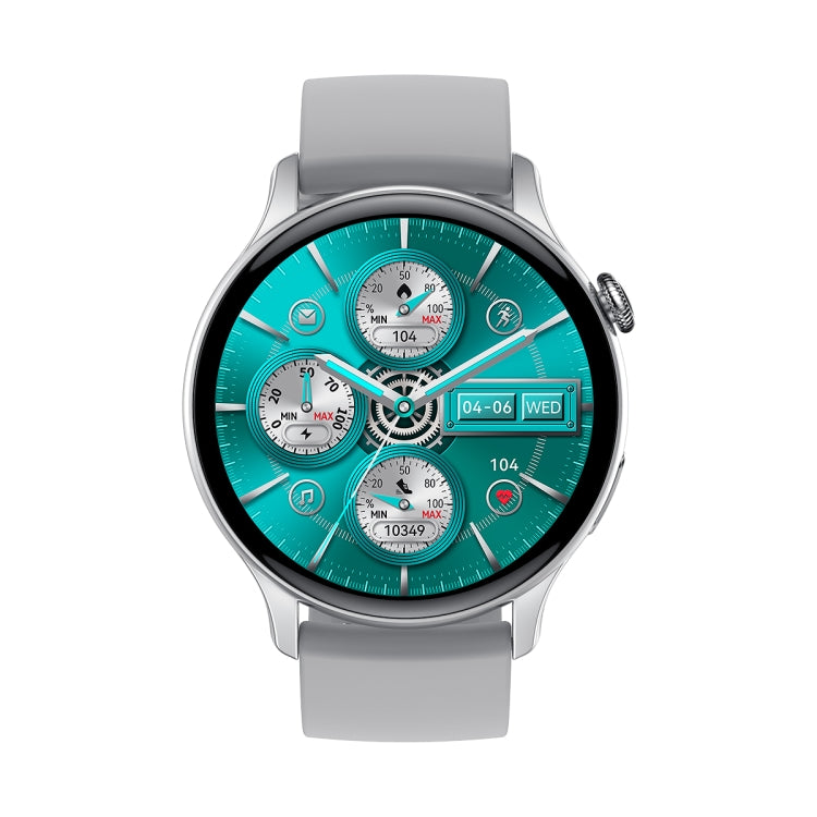 HK85 1.43 inch Smart Silicone Strap Watch Supports Bluetooth Call/Blood Oxygen Monitoring