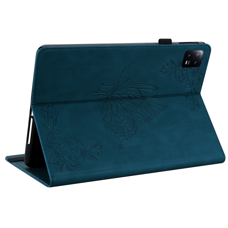 For Xiaomi Pad 6 / Pad 6 Pro Butterfly Flower Embossed Leather Tablet Case