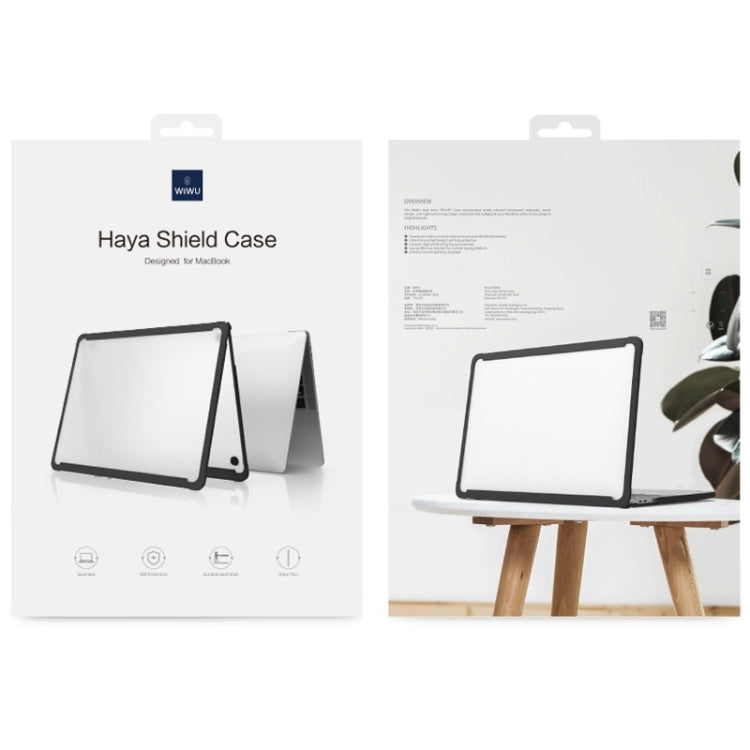 For MacBook Pro 13.3 inch 2022 / 2020 WIWU Haya Shield TPU Frame + PC Laptop Case