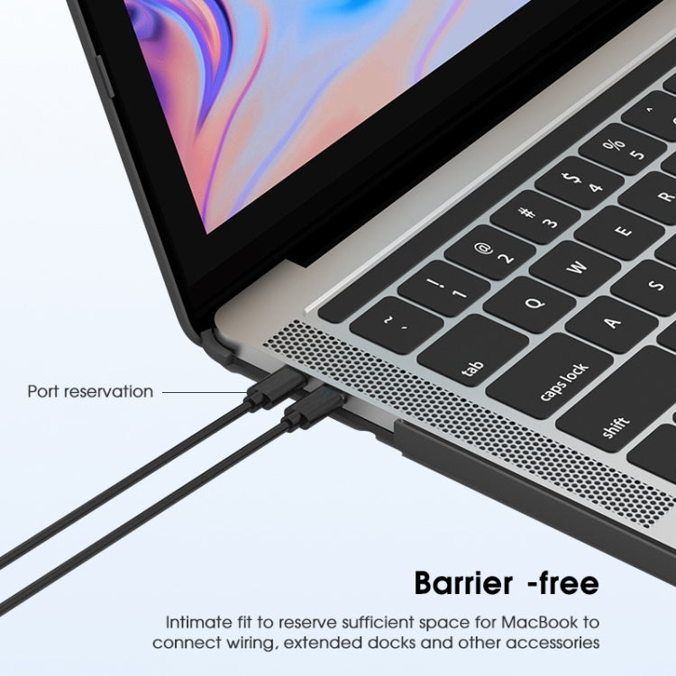 For MacBook Pro 13.3 inch 2022 / 2020 WIWU Haya Shield TPU Frame + PC Laptop Case