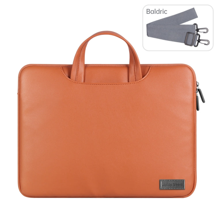 Waterproof PU Laptop Bag Inner Bag, Size:15 inch