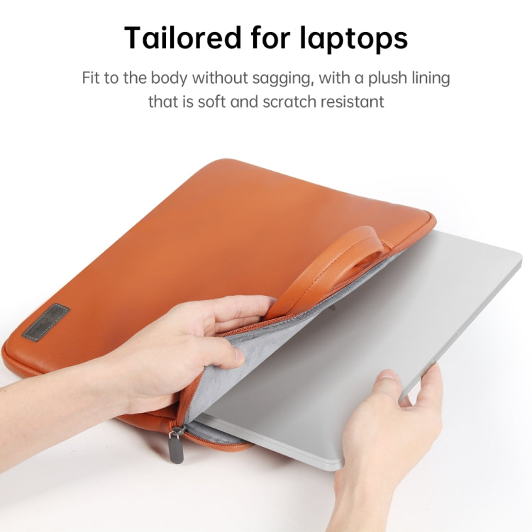 Waterproof PU Laptop Bag Inner Bag, Size:15 inch