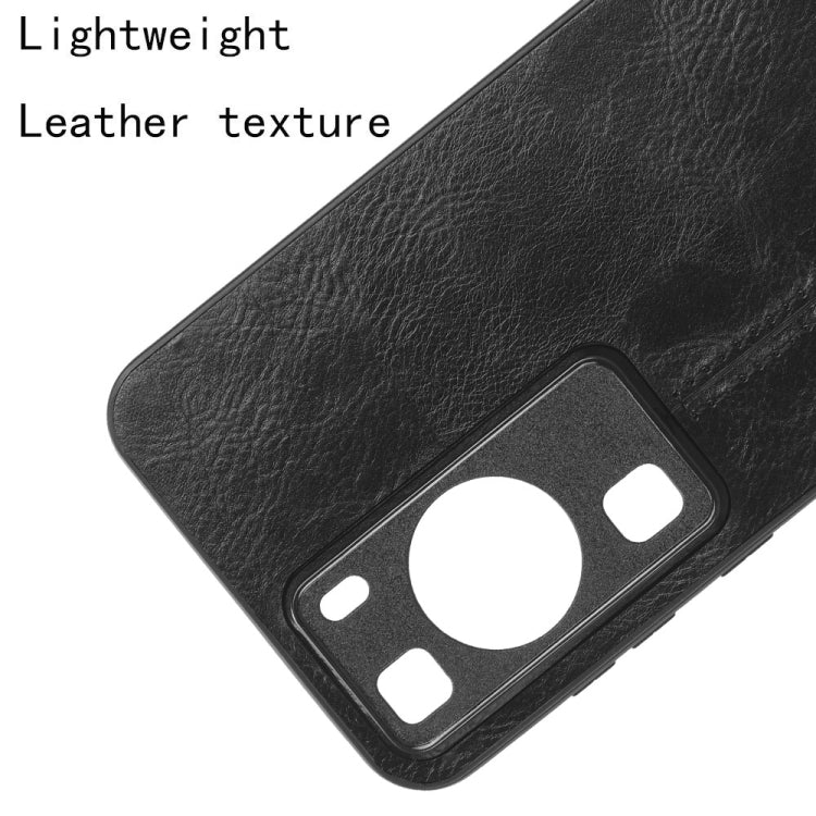 For Huawei P60 / P60 Pro Sewing Cow Pattern Skin PC + PU + TPU Phone Case