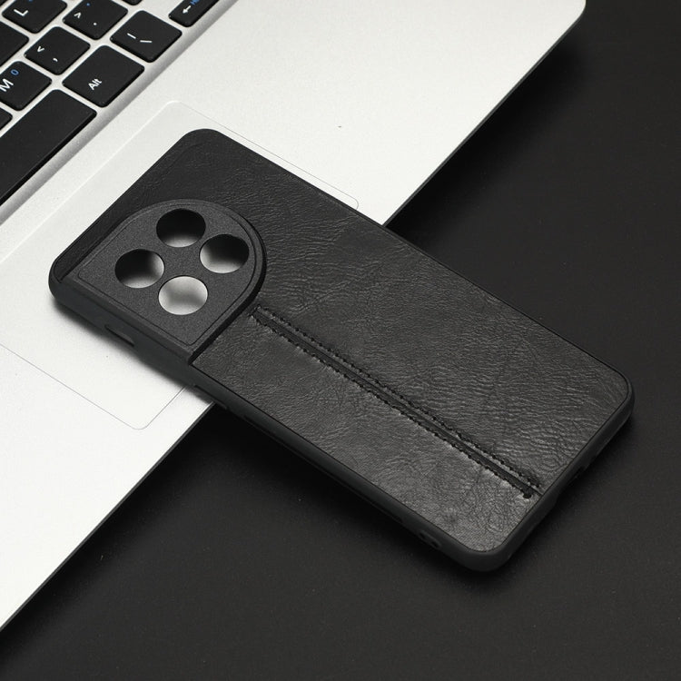 For OnePlus 11 5G Sewing Cow Pattern Skin PC + PU + TPU Phone Case