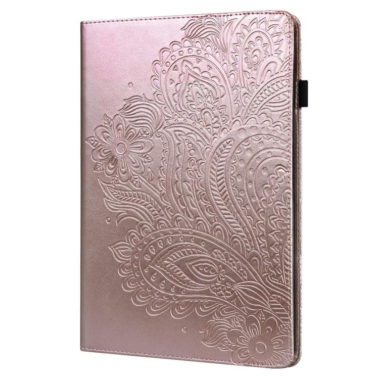 For Samsung Galaxy Tab S10 FE+ Peacock Embossed Pattern Leather Tablet Case