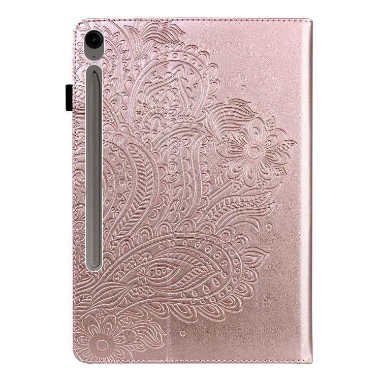 For Samsung Galaxy Tab S10 FE+ Peacock Embossed Pattern Leather Tablet Case