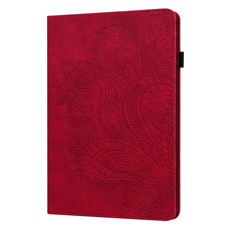 For Samsung Galaxy Tab S10 FE+ Peacock Embossed Pattern Leather Tablet Case