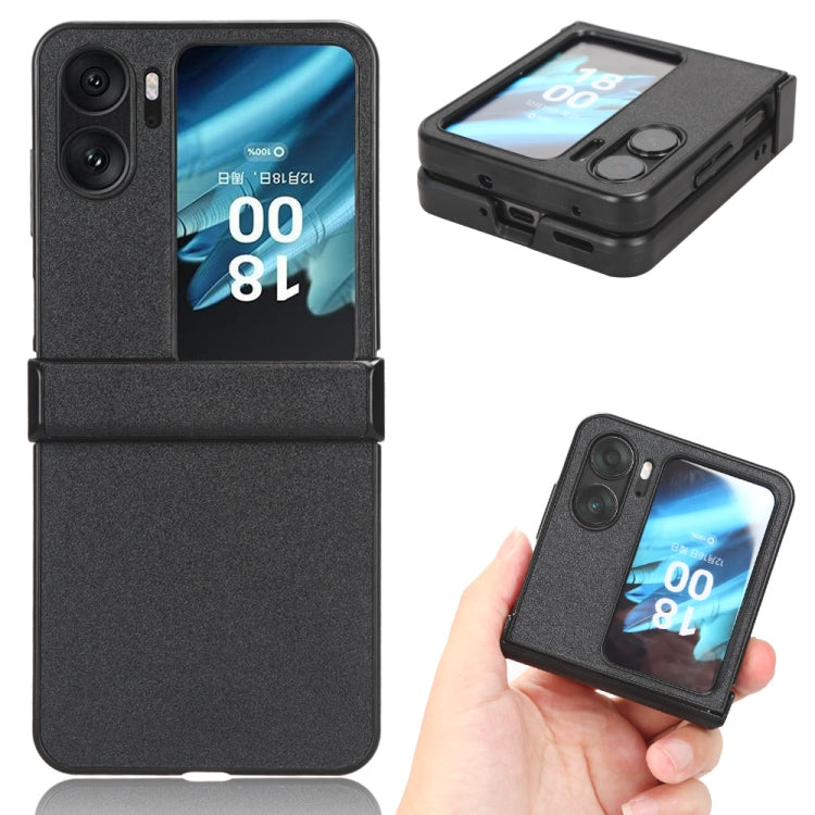 For OPPO Find N2 Flip Sandskin Texture Phone Case