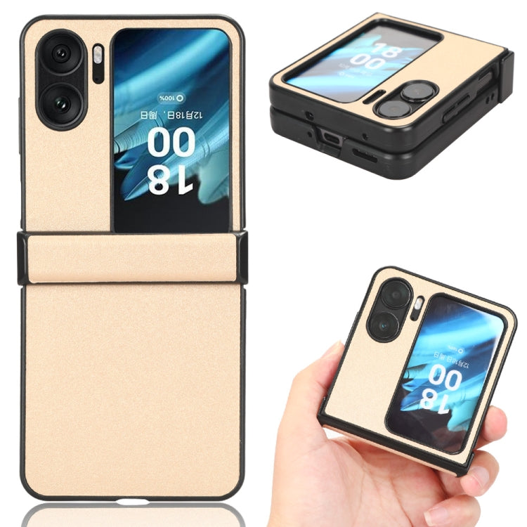 For OPPO Find N2 Flip Sandskin Texture Phone Case