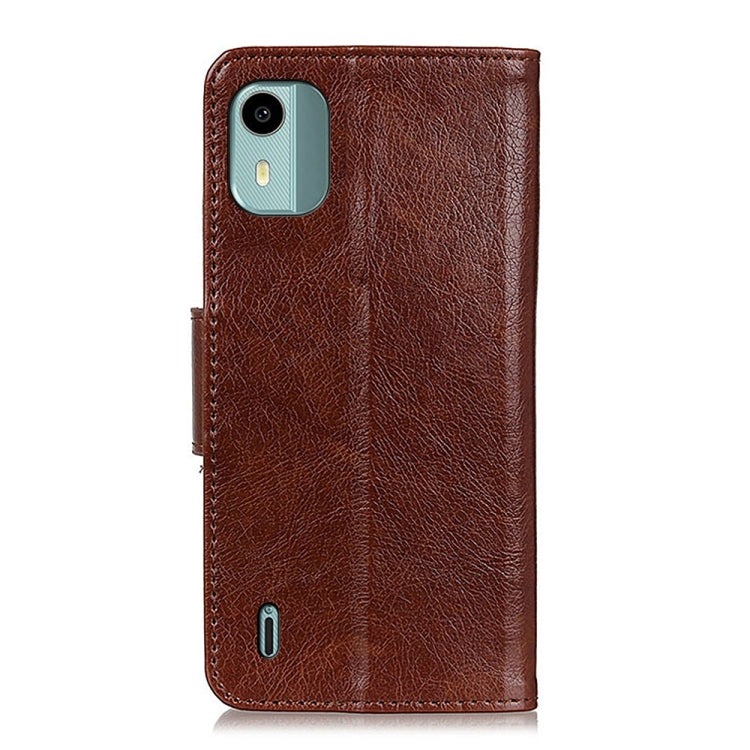 For Nokia C12 4G Nappa Texture Leather Phone Case