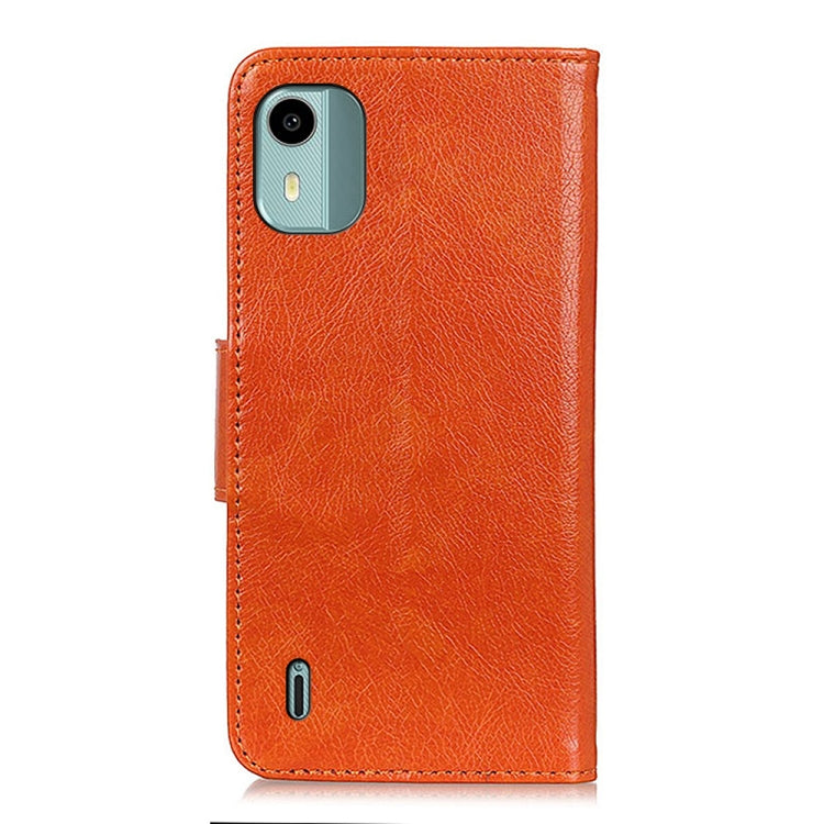 For Nokia C12 4G Nappa Texture Leather Phone Case