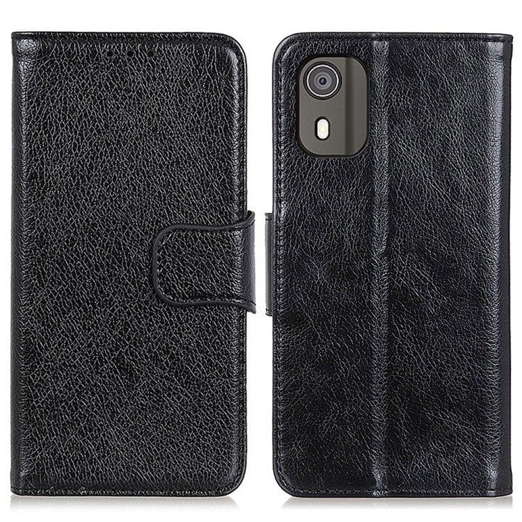 For Nokia C02 Nappa Texture Leather Phone Case