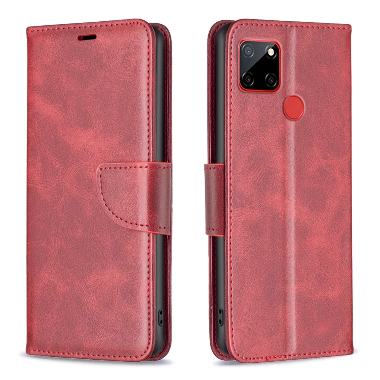 For Nokia C12 Lambskin Texture Pure Color Flip Leather Phone Case
