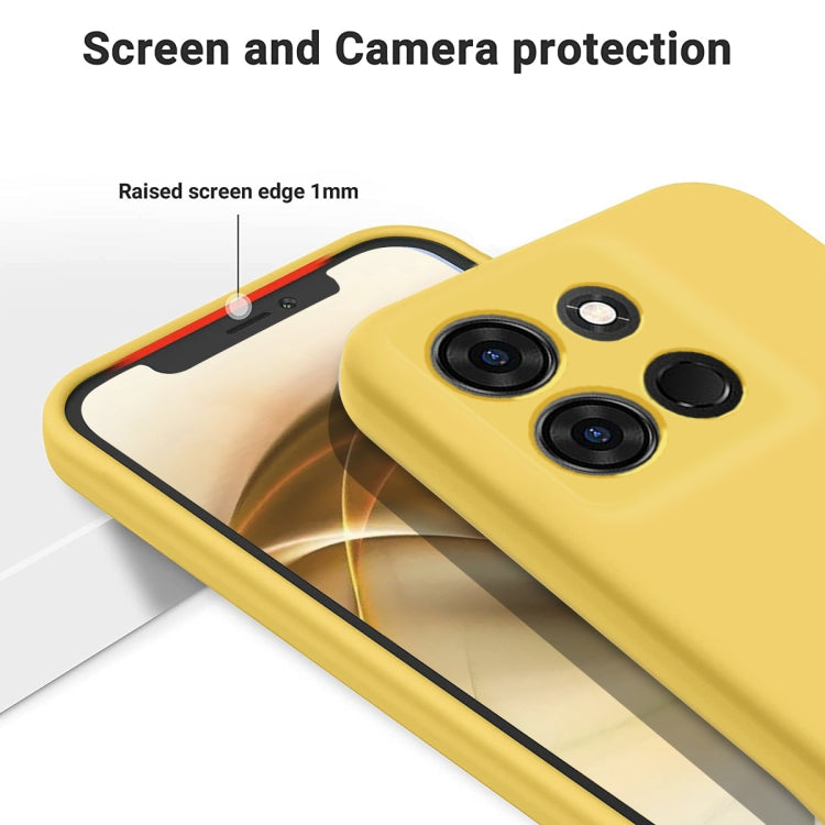 For Infinix Smart 7 African Pure Color Liquid Silicone Shockproof Phone Case