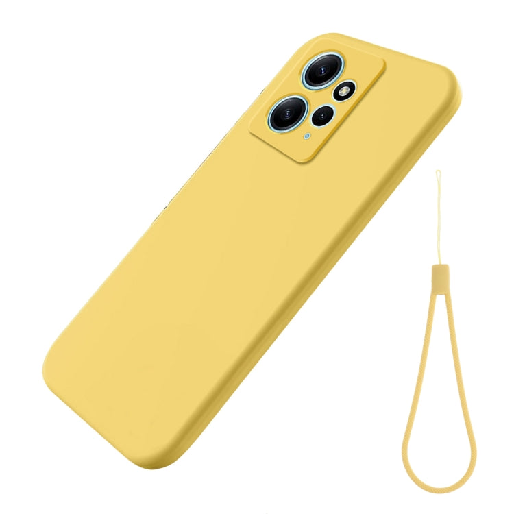 For Xiaomi Redmi Note 12 4G Global Pure Color Liquid Silicone Shockproof Phone Case