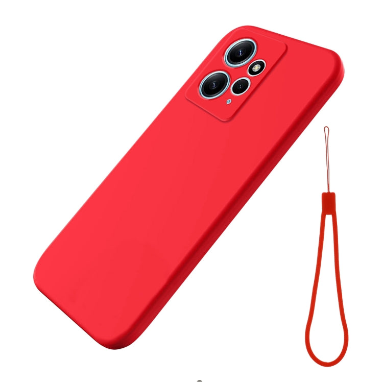 For Xiaomi Redmi Note 12 4G Global Pure Color Liquid Silicone Shockproof Phone Case
